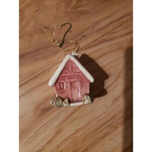 Concolino Santa's Village House Christmas Holiday Ornaments Ceramic 1987